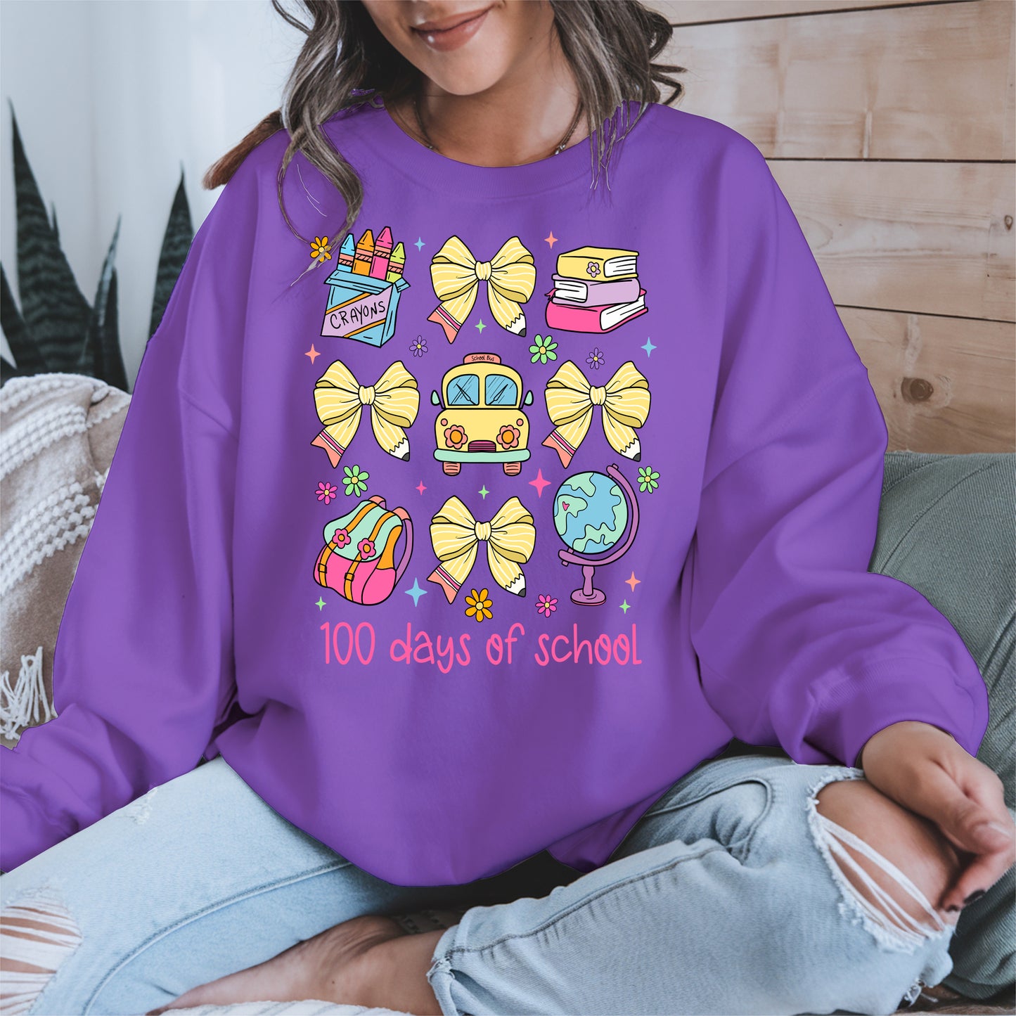 100 Days of School Coquette Shirt