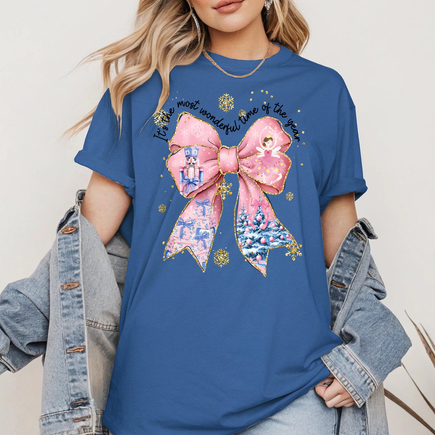 It is the Most Wonderful Time Christmas Bow Shirt