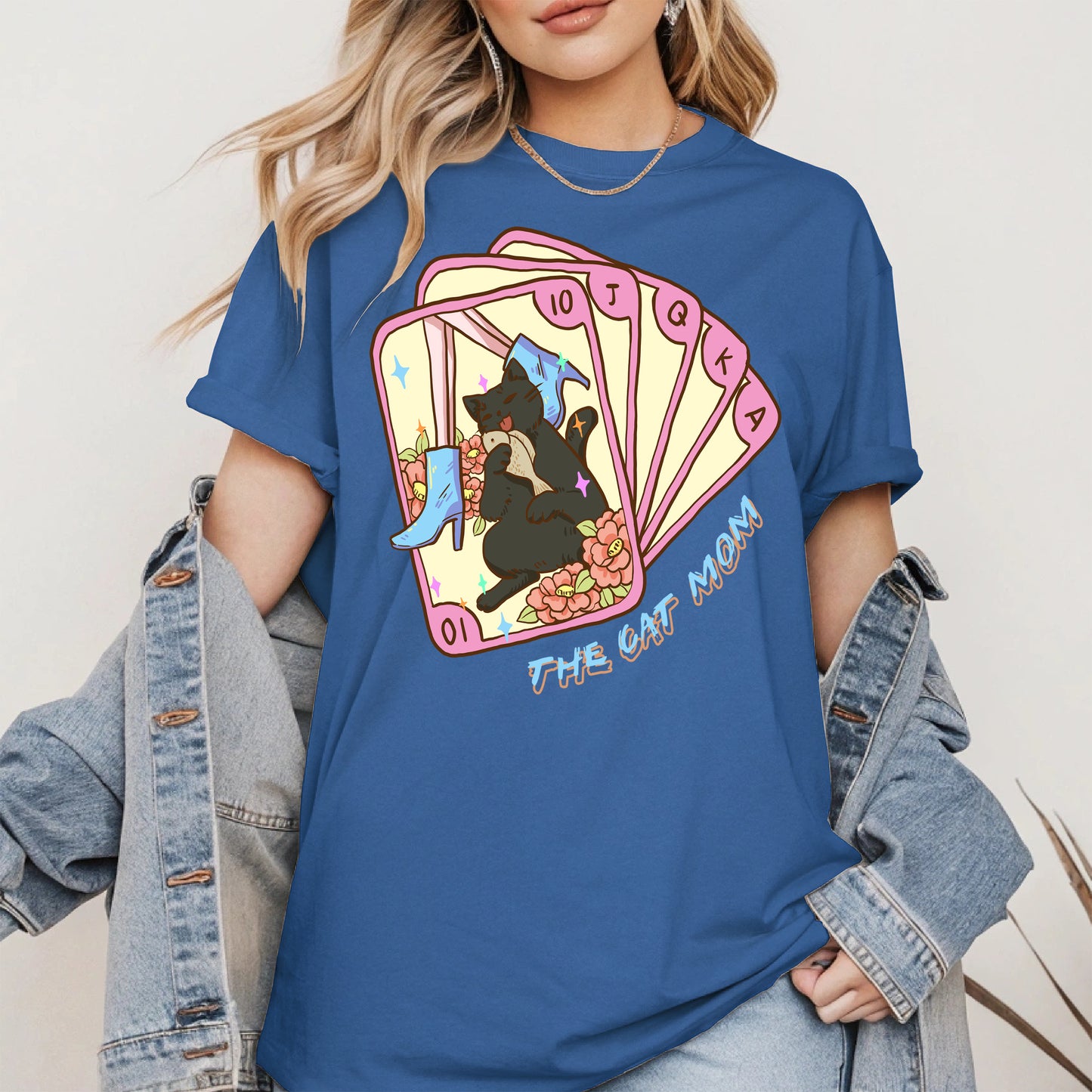 The Cat Mom Tarot Card Tee
