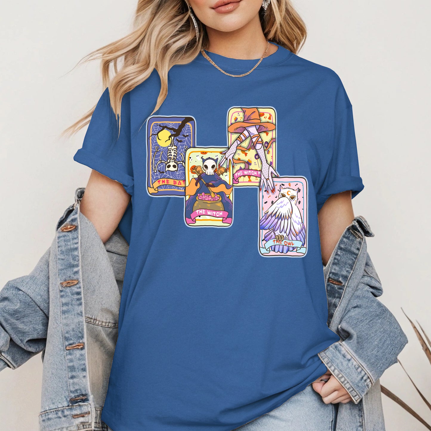 Halloween Tarot Card Trio Tee