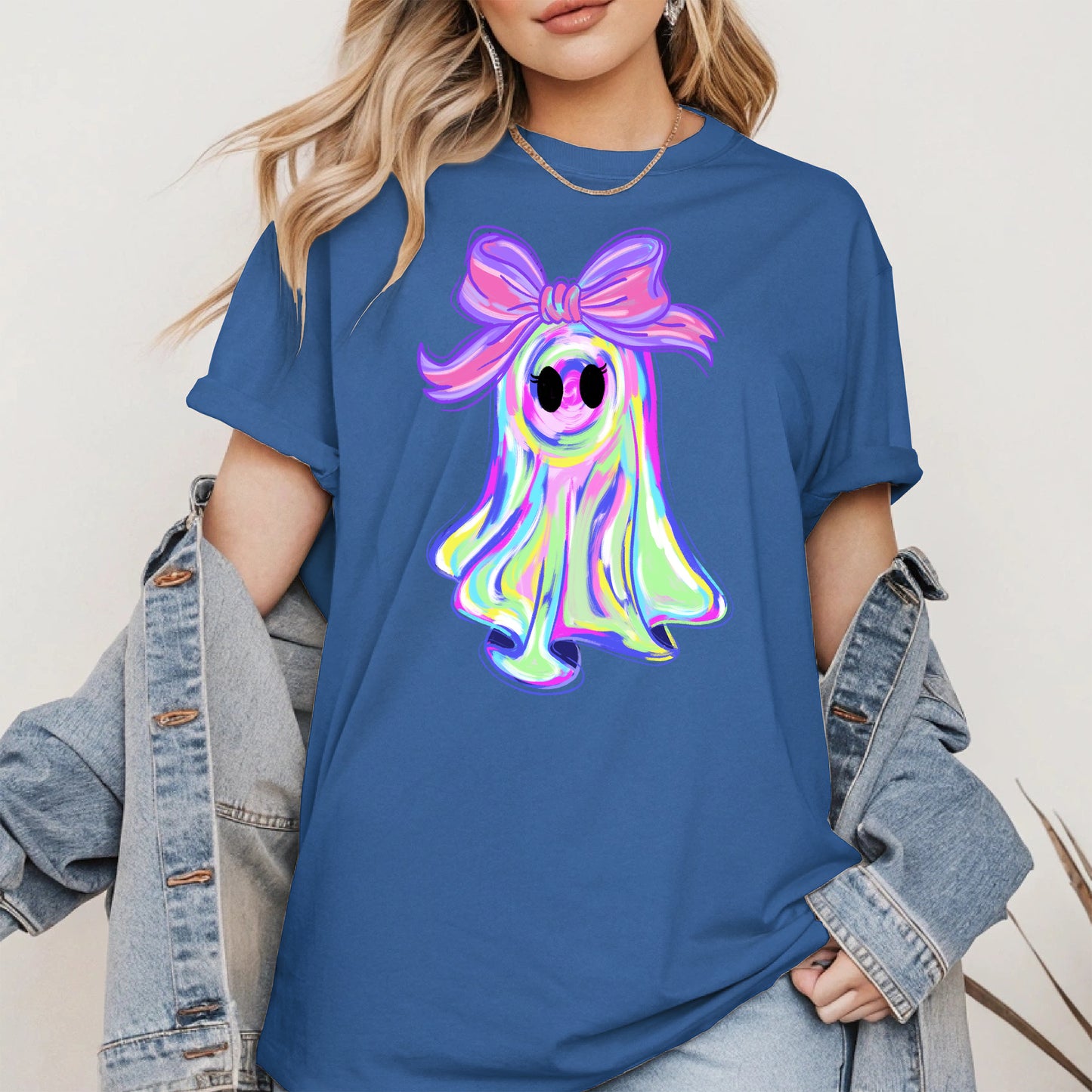Pastel Ghost Shirt Hoodie Sweatshirt for Halloween Vibes