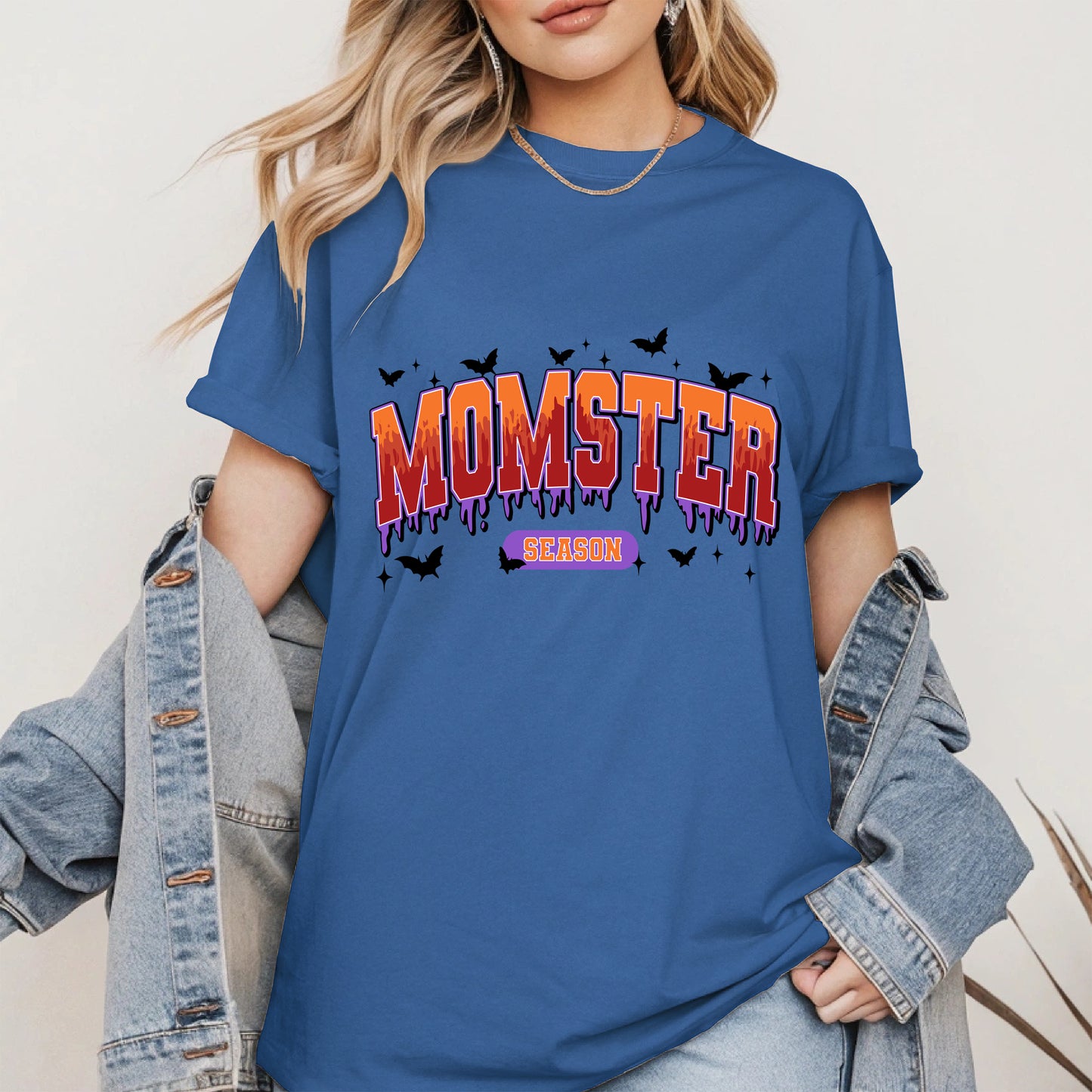 Momster Season Shirt Hoodie Sweatshirt for Halloween Moms
