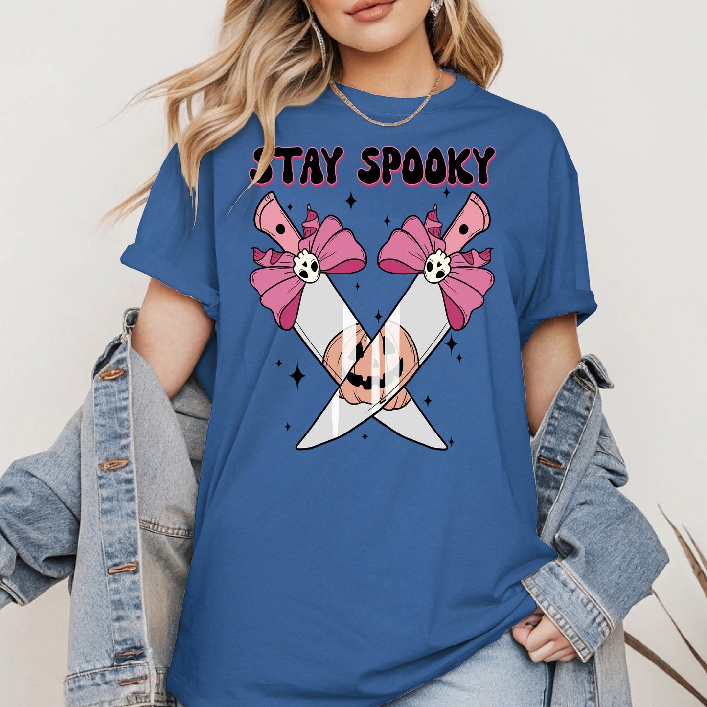 Stay Spooky Knife Halloween Shirt