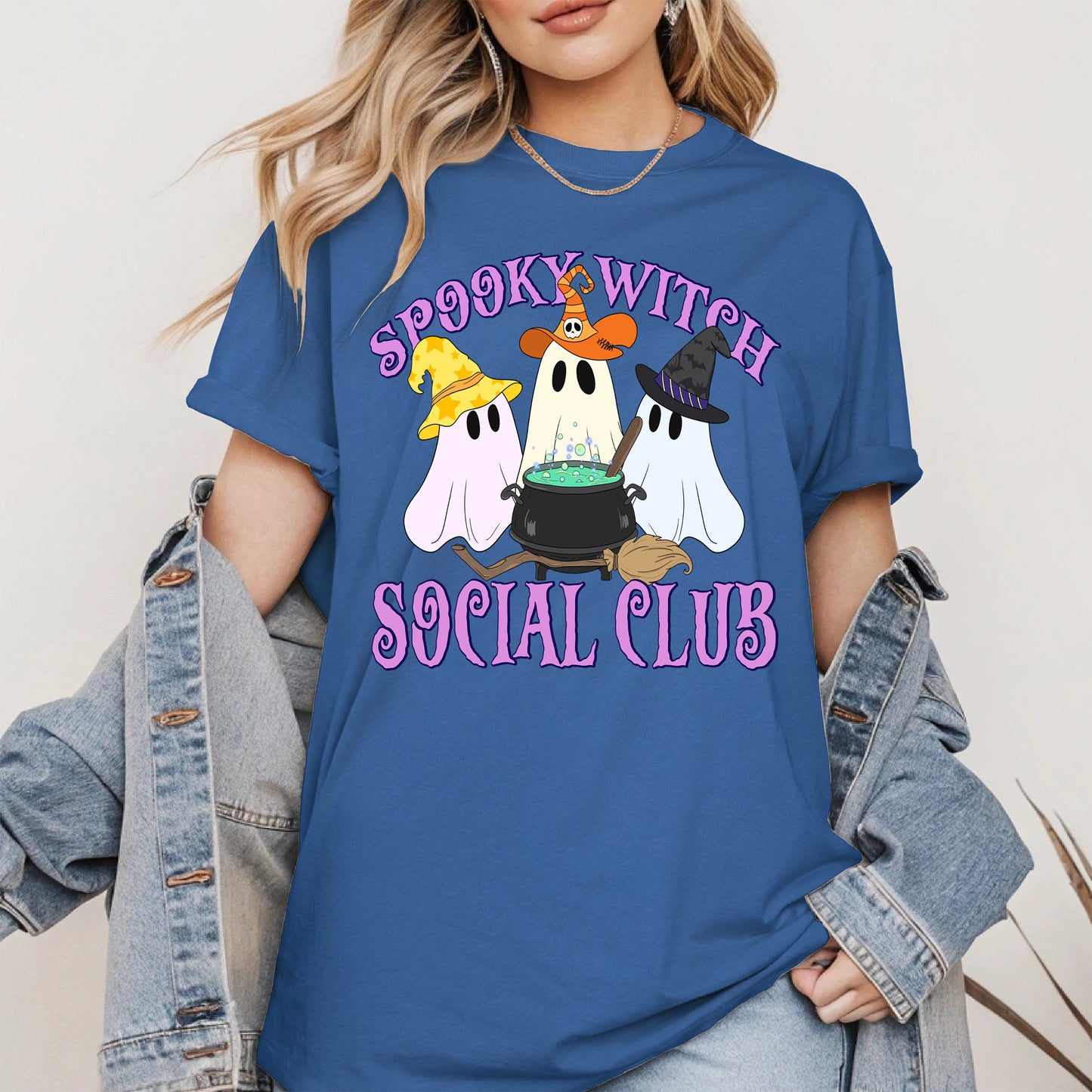 Spooky Witch Social Club Halloween Shirt
