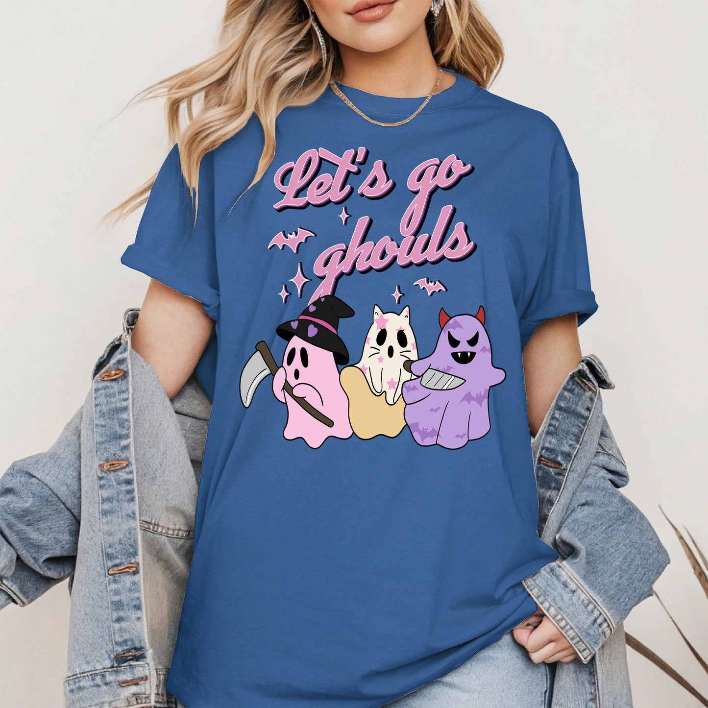 Let’s Go Ghouls Shirt Cute Halloween Ghost