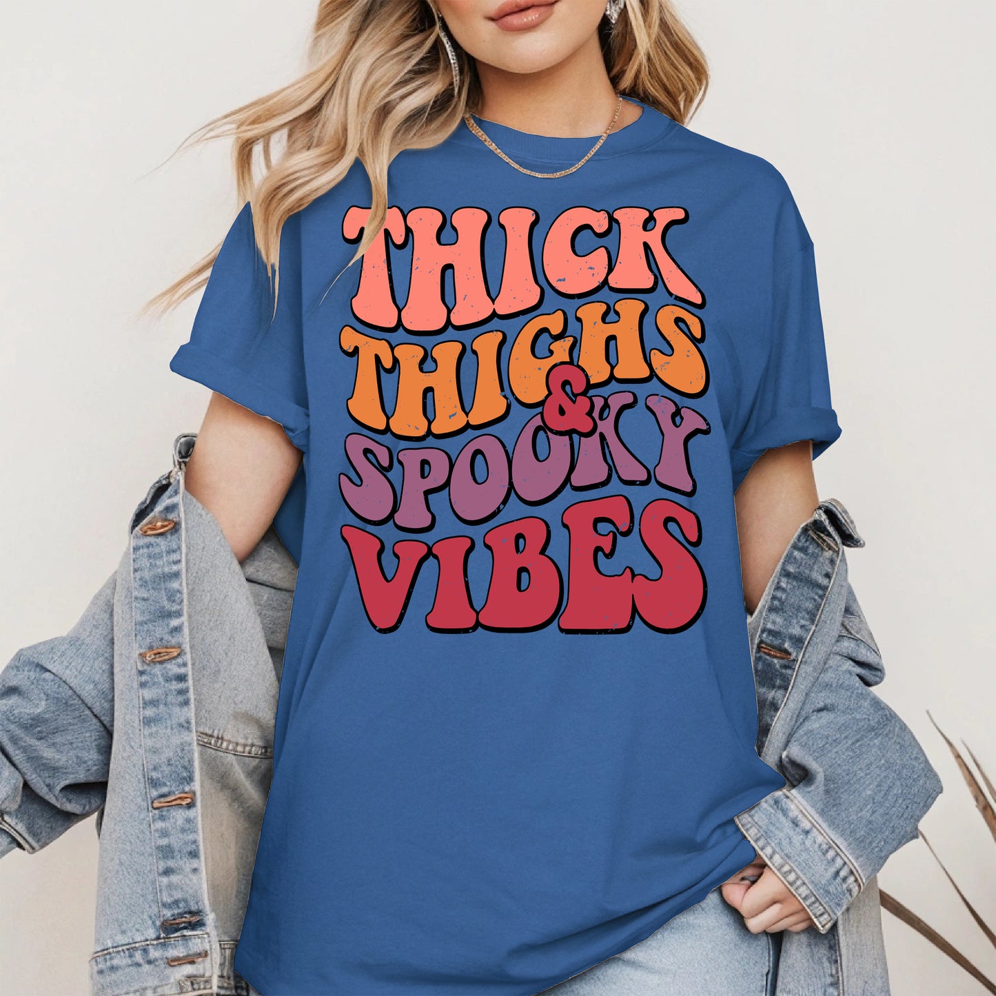 Thick Thighs and Spooky Vibes Shirt