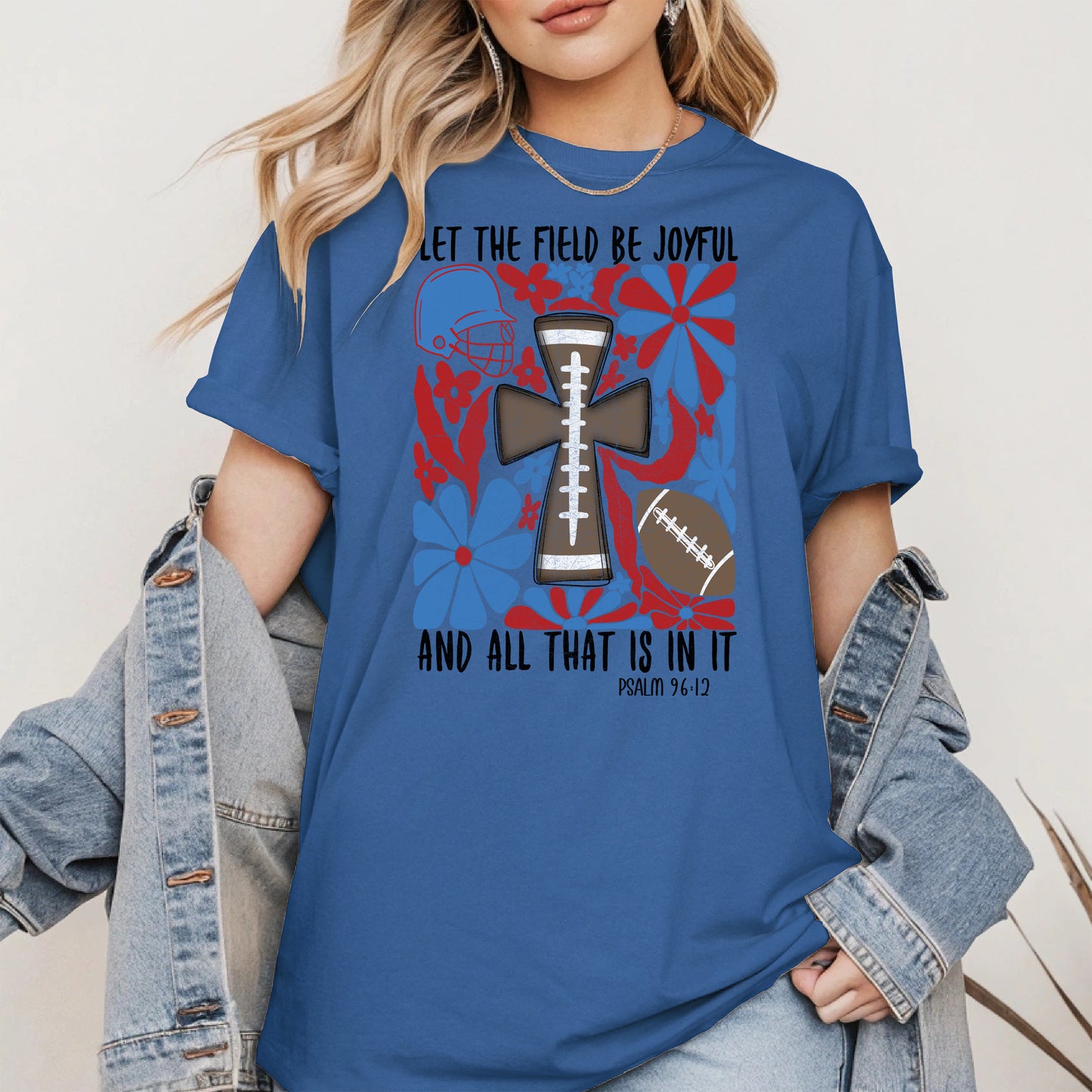 Faith Football Shirt Sport Tee Hoodie Sweatshirt Gift for Fans