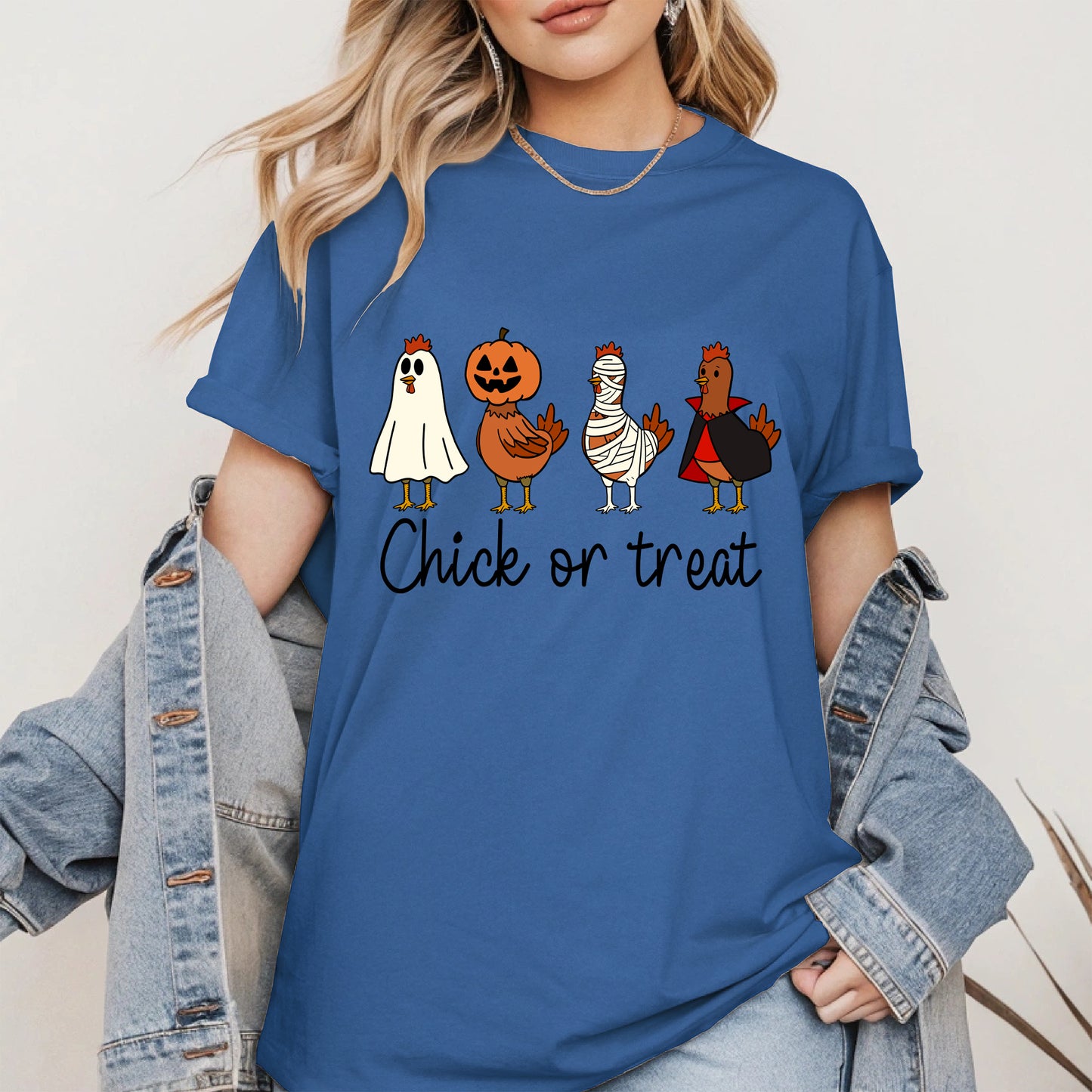 Chick or treat halloween shirt