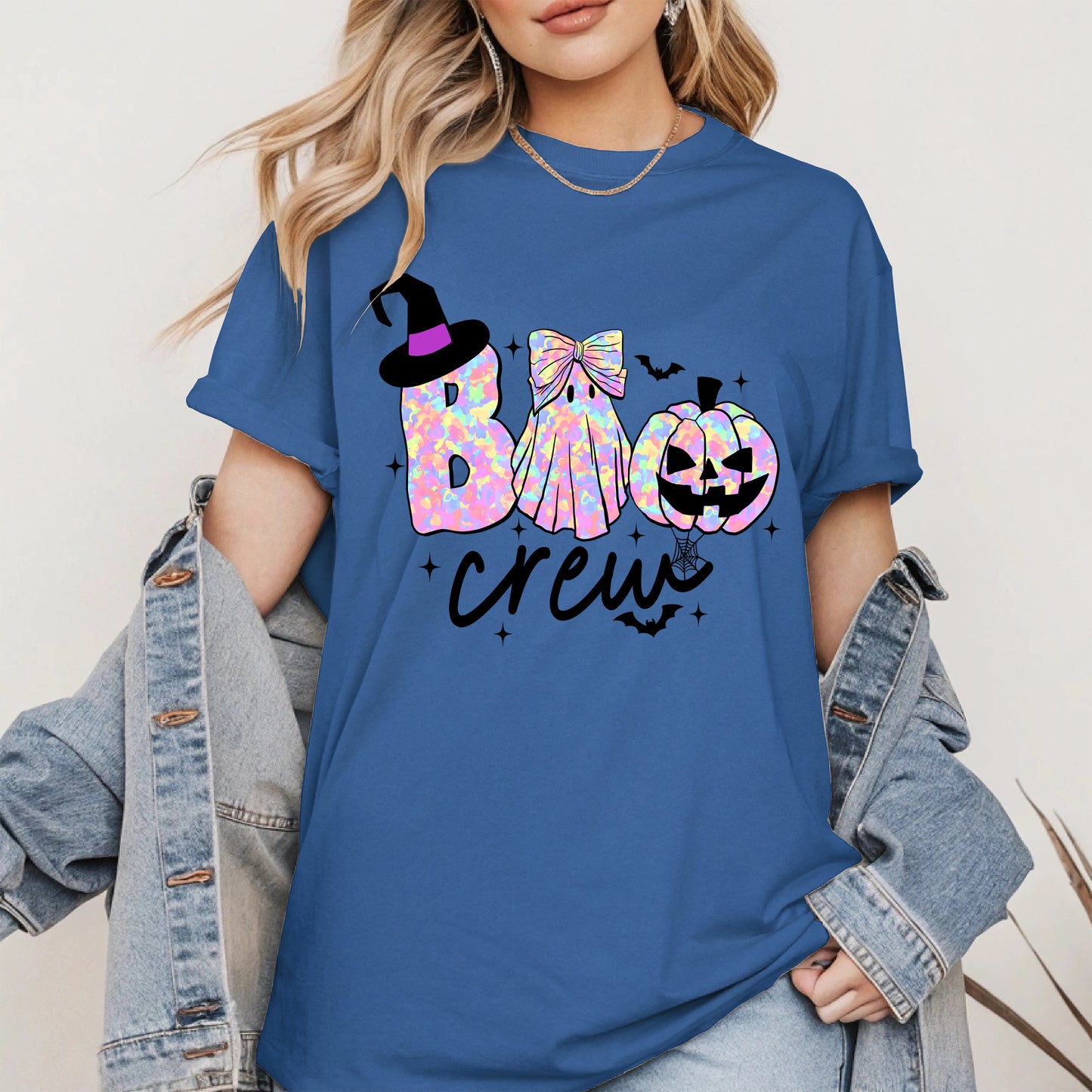 Boo Crew halloween shirt and hoodie