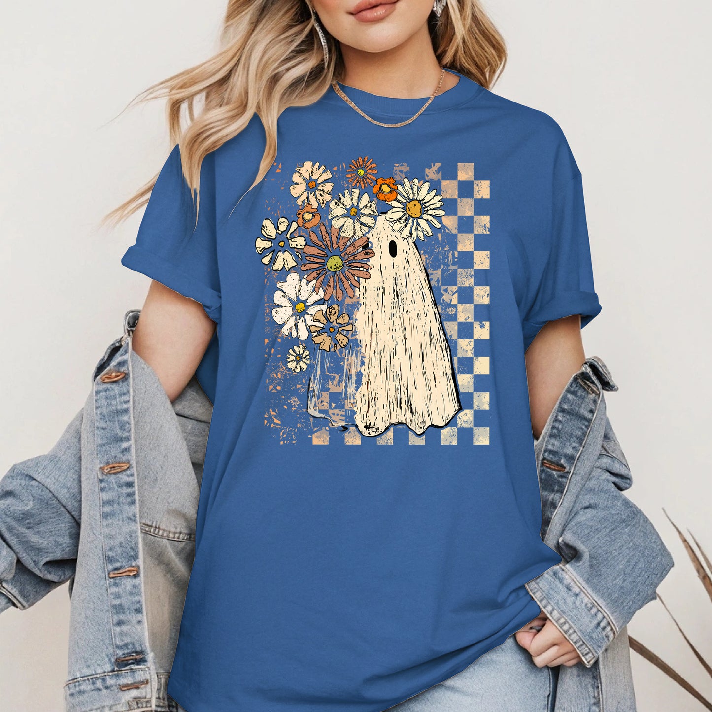 Ghost Floral halloween shirt