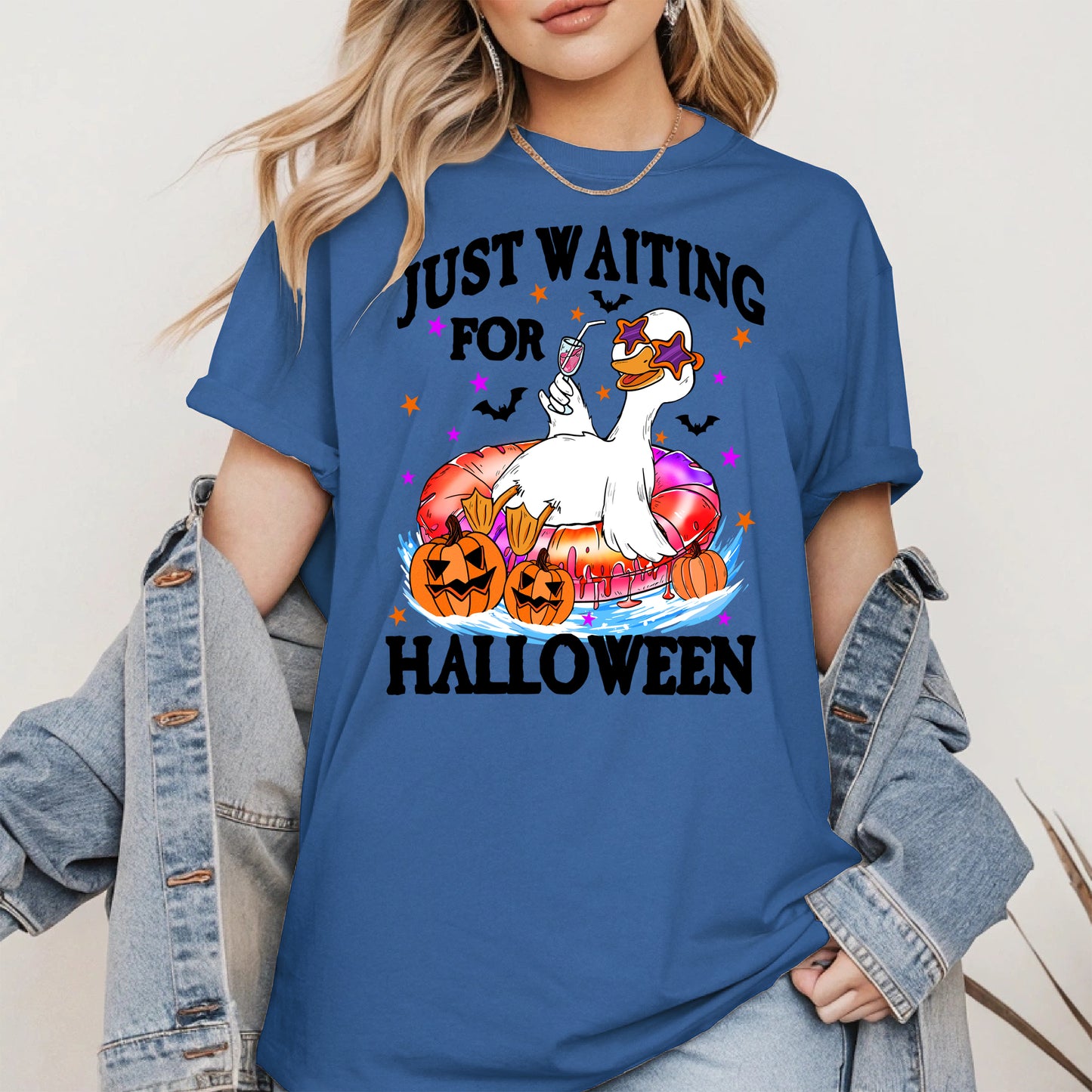 Just waiting for Halloween halloween shirt