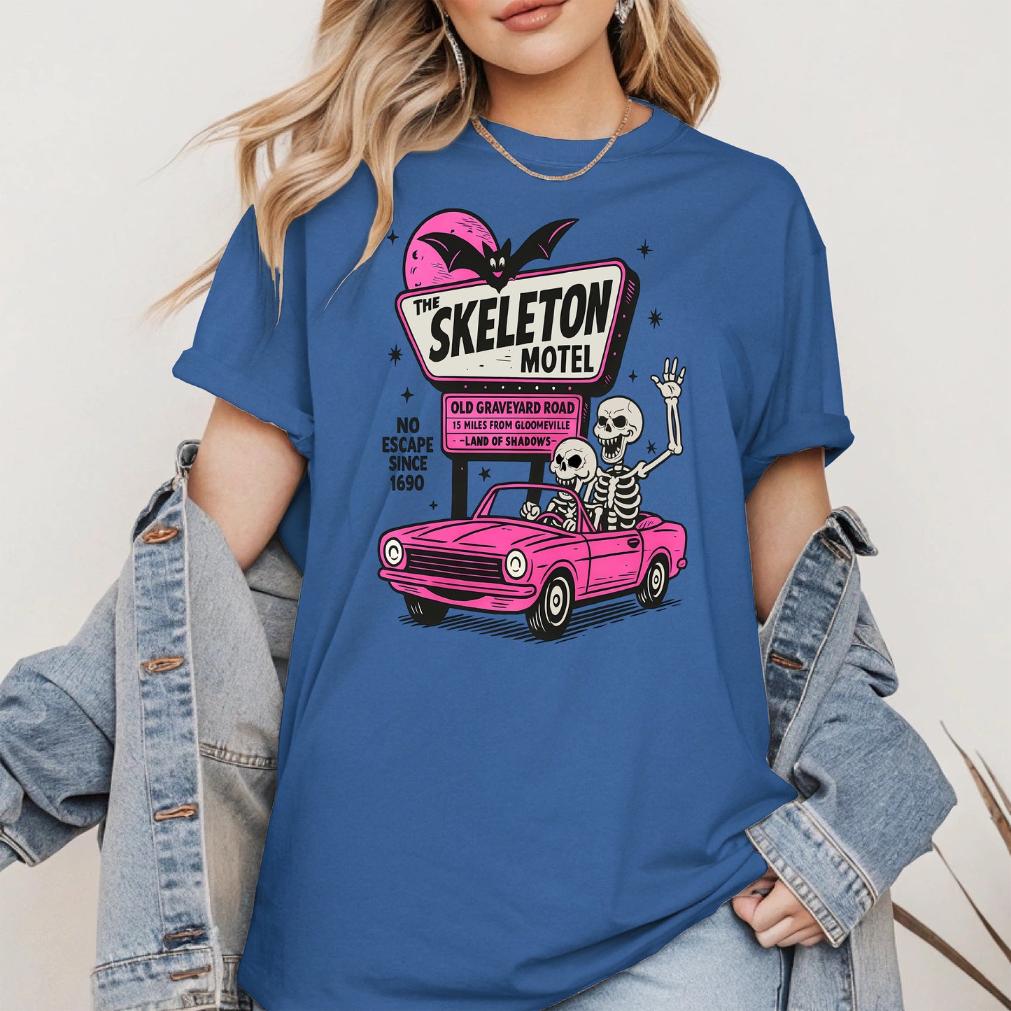The Skeleton Hotel halloween shirt
