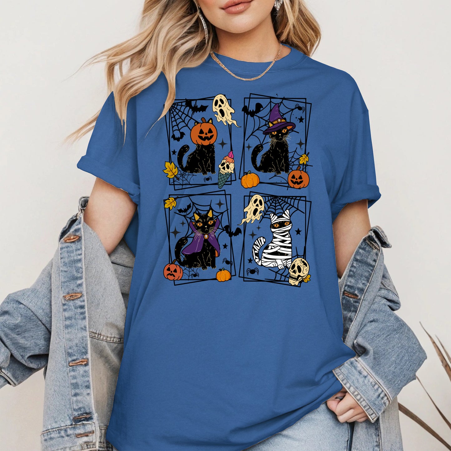 Black Cat Halloween shirt and hoodie