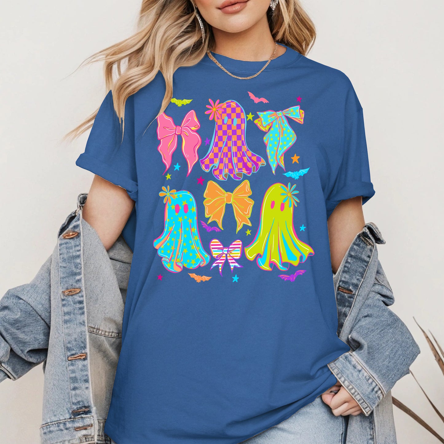 Neon Ghost Coquette halloween shirt
