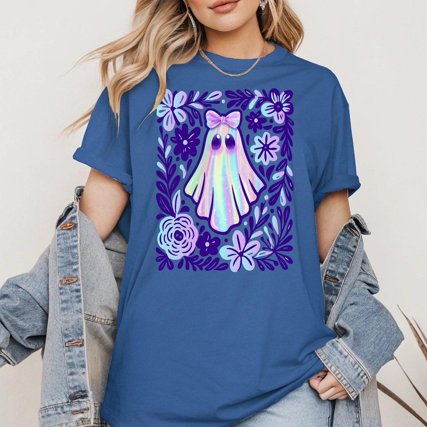 Iridescent Ghost halloween shirt