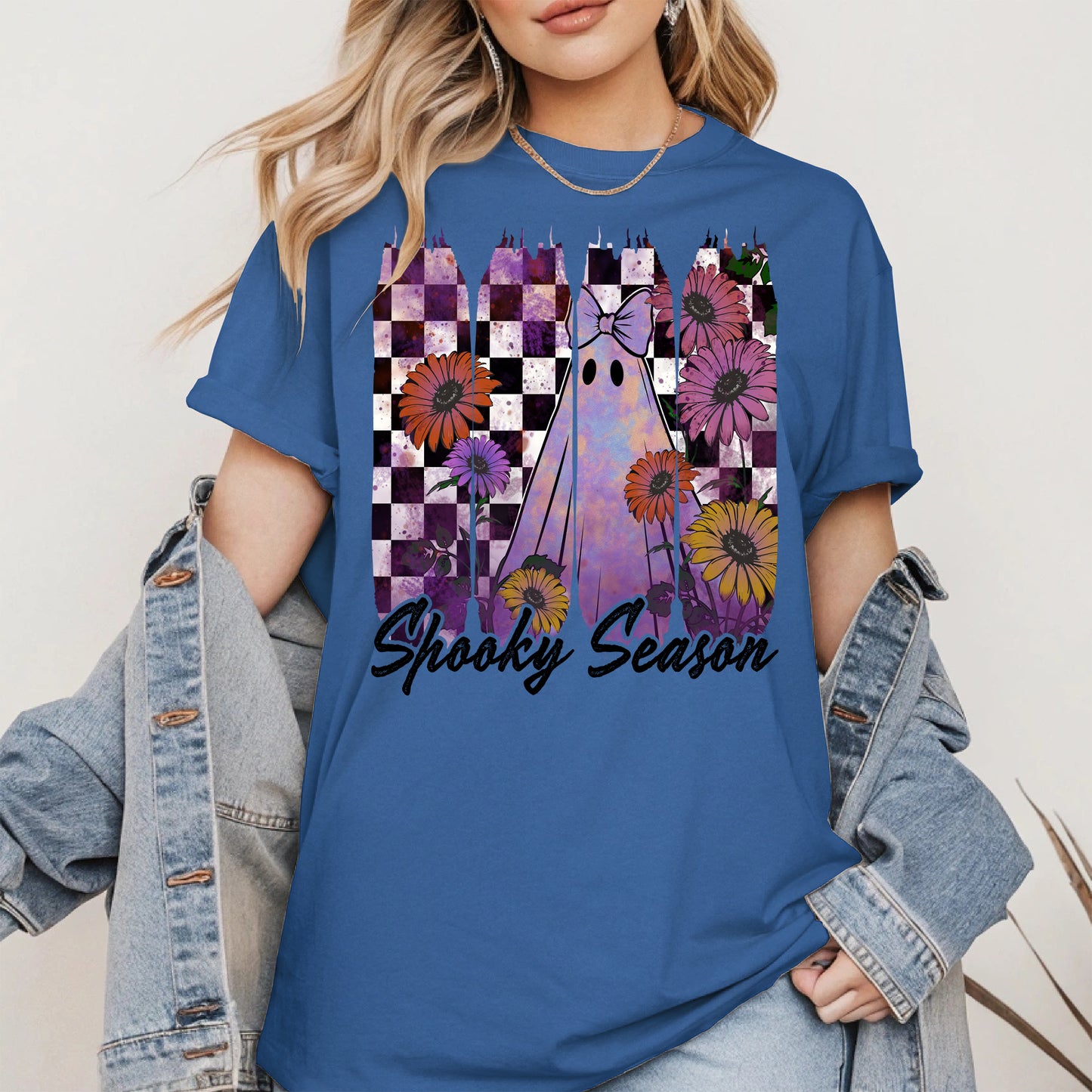 Floral Ghost Halloween shirt