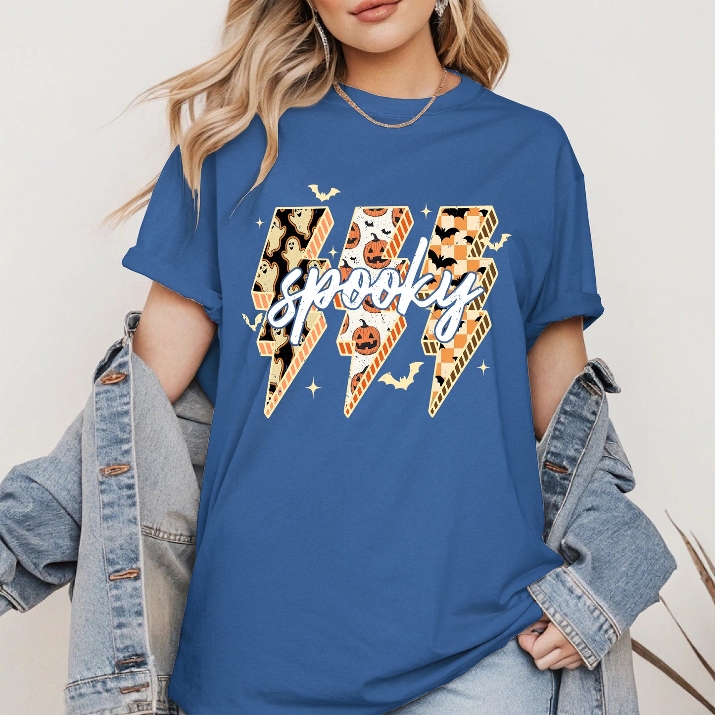 Spooky Lightning Bolt Halloween shirt