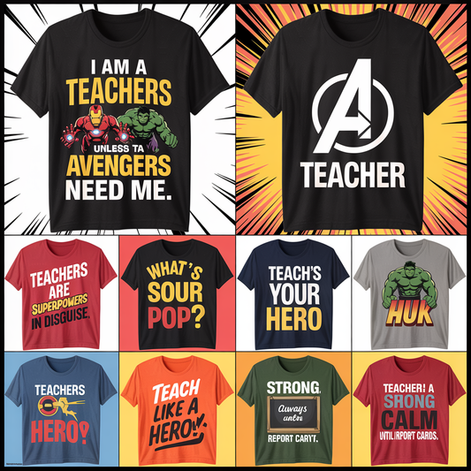 Avengers Teacher Shirt: The Ultimate Guide to Superhero Style in the Classroom