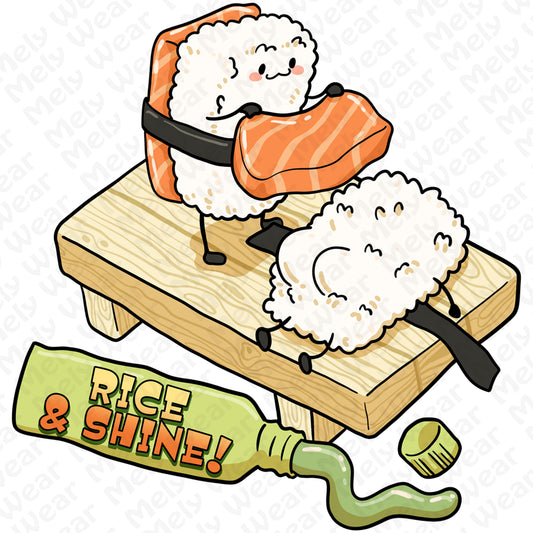 Rice and Shine Sushi Shirt