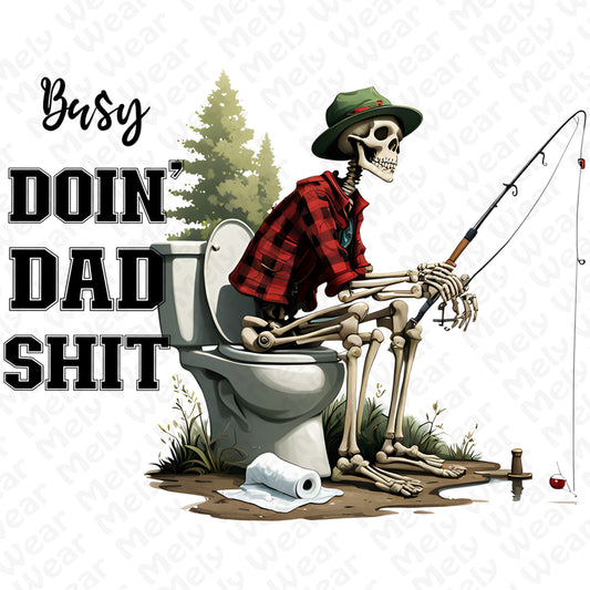 Funny Dad Fishing Skeleton Shirt Hoodie Sweatshirt