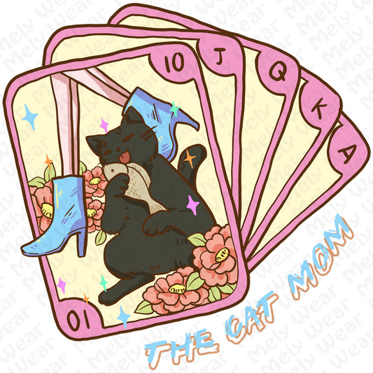 The Cat Mom Tarot Card Tee