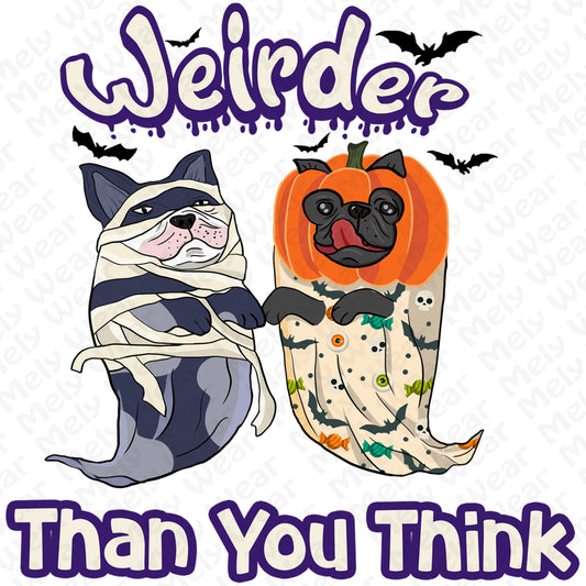 Weirder Than You Think Dog Ghost Tee