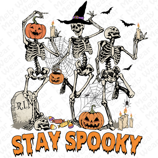 Dancing Skeleton Stay Spooky Shirt