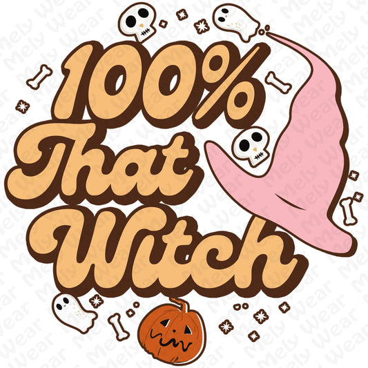 100 Percent That Witch Halloween Shirt