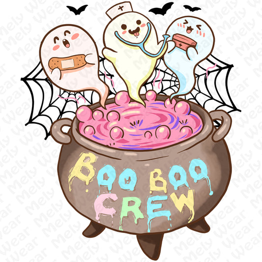 Boo Boo Crew – Cute Halloween Nurse Ghost Shirt