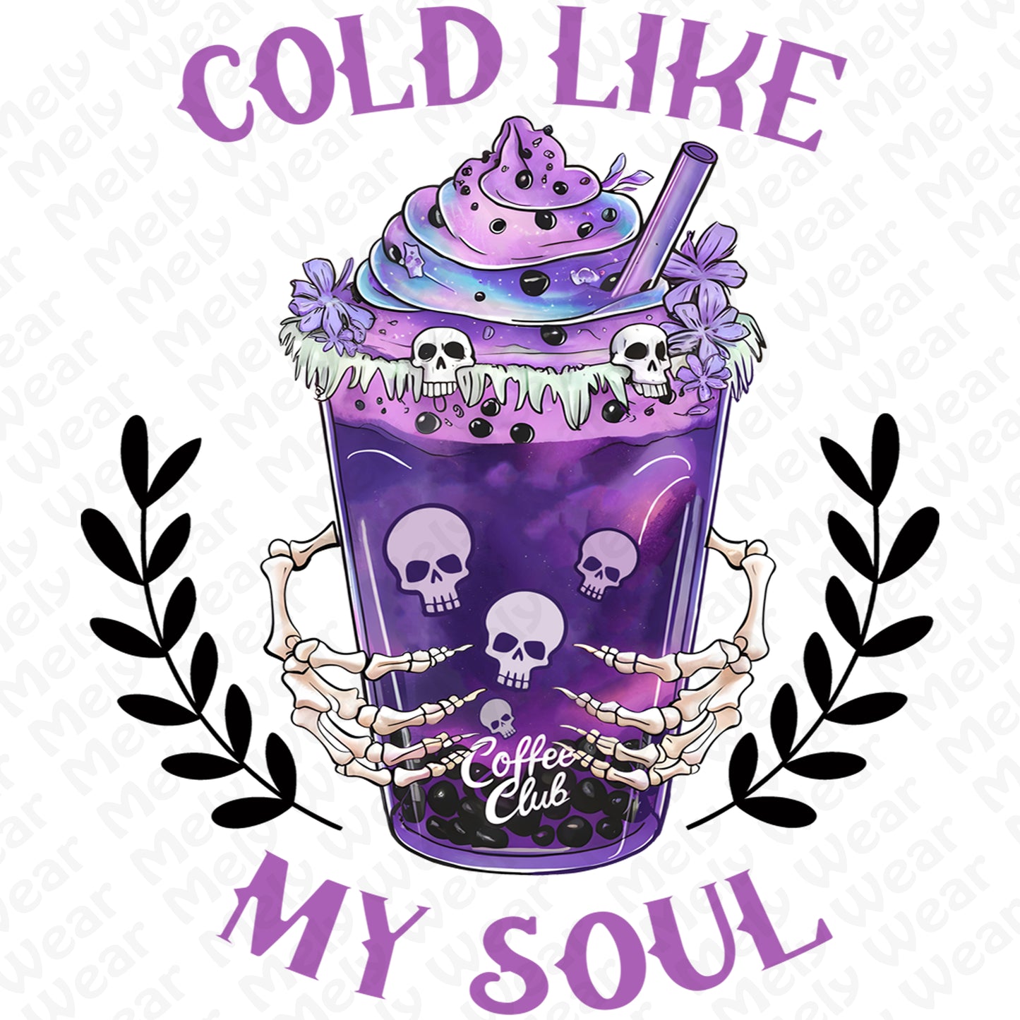 Cold Like My Soul Iced Coffee Halloween Shirt