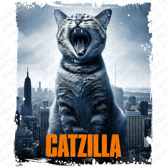 Catzilla Funny Cat Shirt Hoodie Sweatshirt