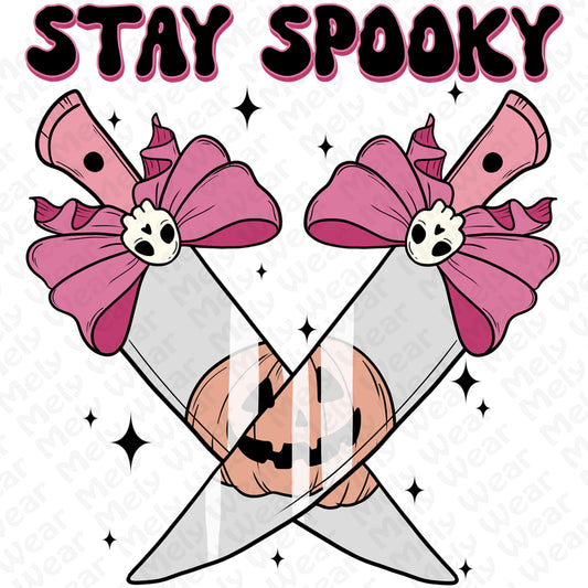 Stay Spooky Knife Halloween Shirt