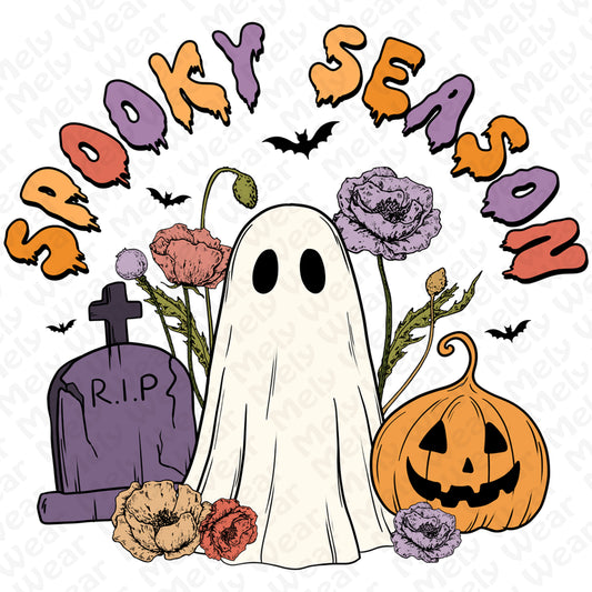 Spooky Season Ghost Halloween Shirt