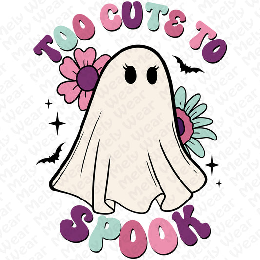 Too Cute To Spook Ghost Shirt