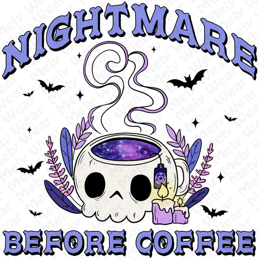 Nightmare Before Coffee Halloween Shirt