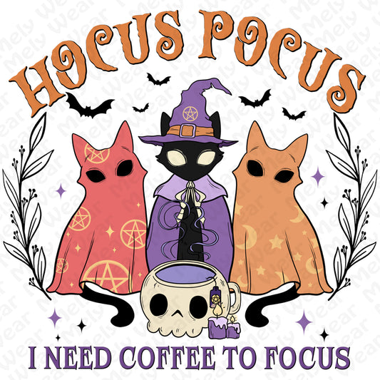 Hocus Pocus Coffee Cat Shirt