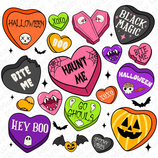 Halloween Candy Hearts Shirt