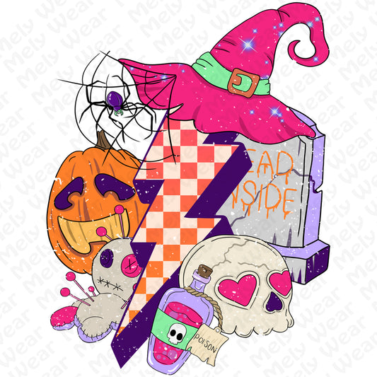 Witchy Lightning Halloween Shirt