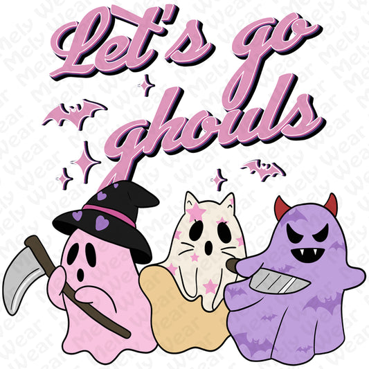 Let’s Go Ghouls Shirt Cute Halloween Ghost