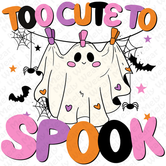 Too cute to spook halloween shirt