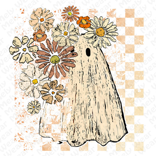 Ghost Floral halloween shirt