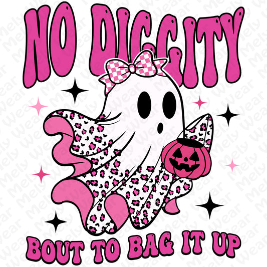 No Diggity Bout to Bag It Up halloween shirt