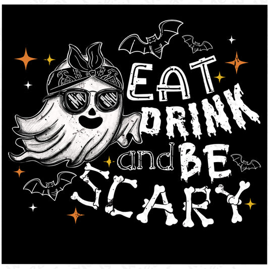 Eat Drink and Be Scary halloween shirt