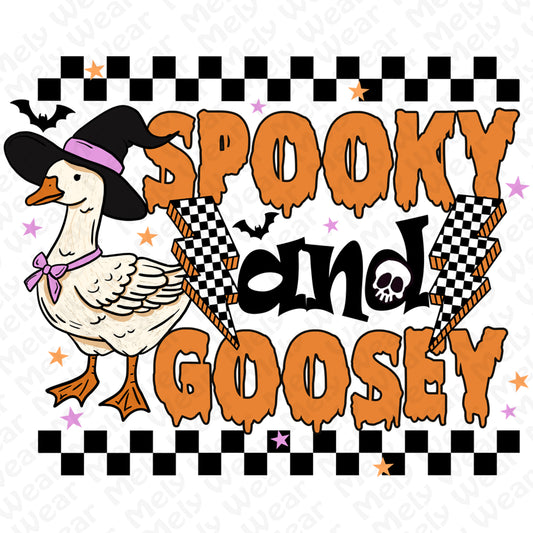 Spooky and goosey halloween shirt