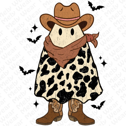 Western Boo Ghost halloween shirt
