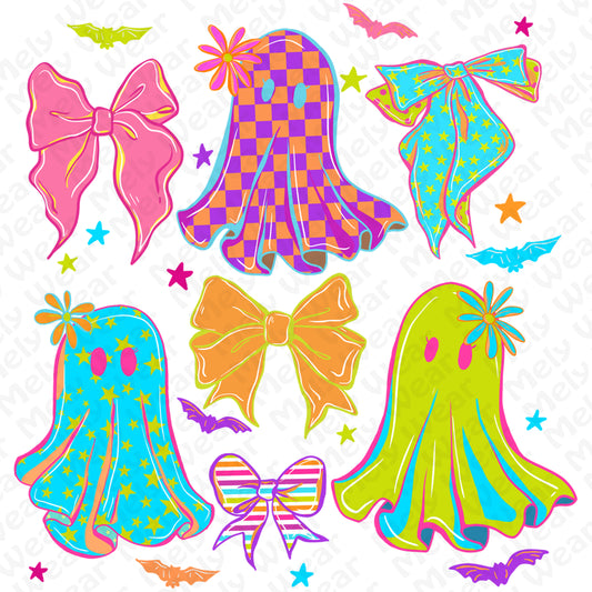 Neon Ghost Coquette halloween shirt