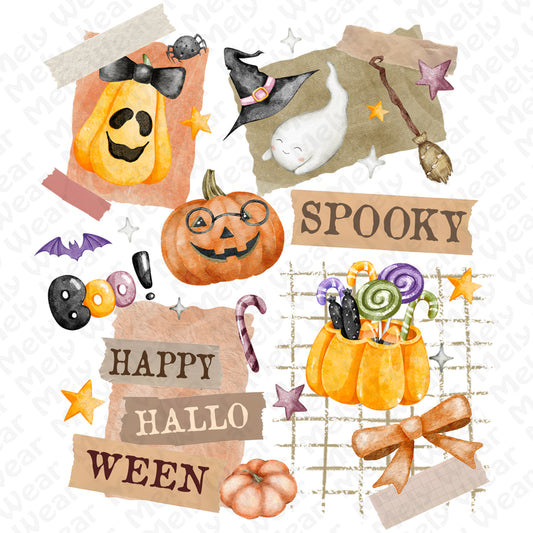 Halloween Collage shirt and sweatshirt