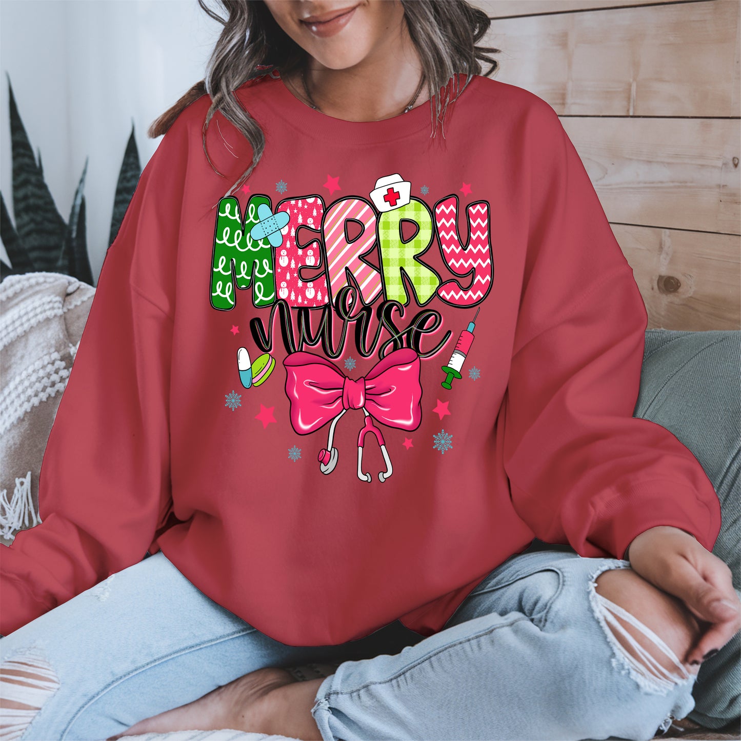Cute Christmas Nurse Holiday Shirt