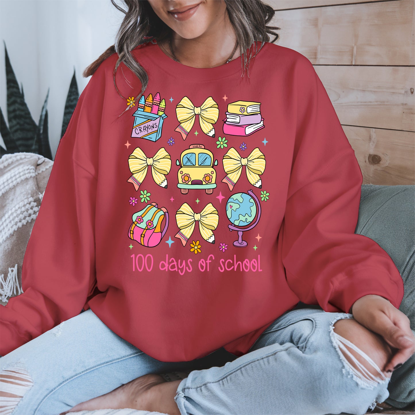 100 Days of School Coquette Shirt