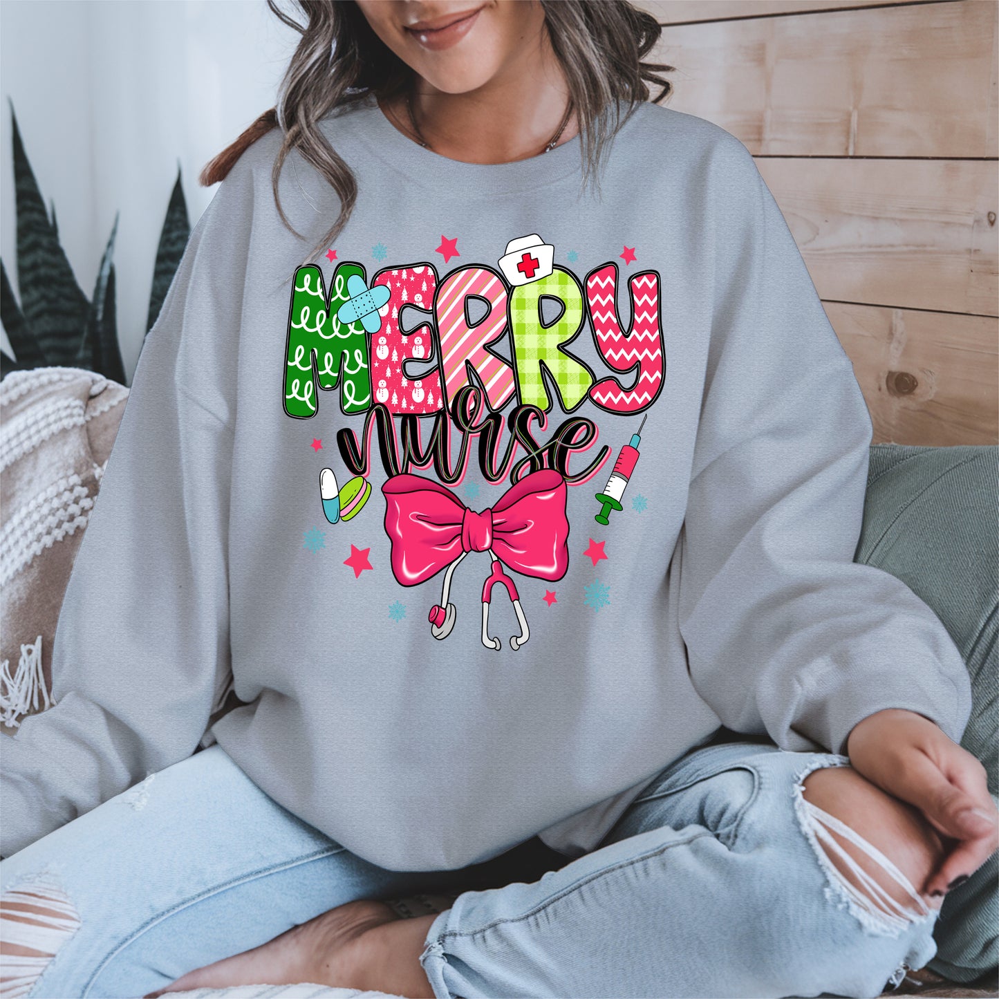 Cute Christmas Nurse Holiday Shirt